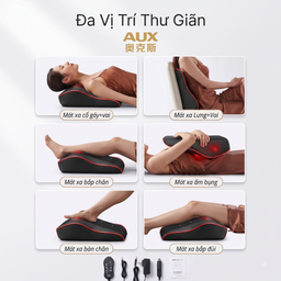 Gối massage hồng ngoại đa năng AUX-AY01 / D-0003