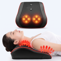 Gối massage cổ vai gáy toàn thân AM-509H - nhiệt hồng ngoại đảo chiều