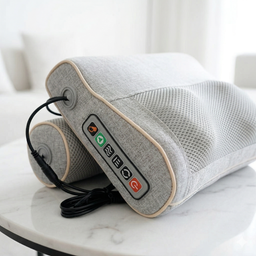 Gối massage MEILING - ZM02, Massage 3D có bi đá nóng,
