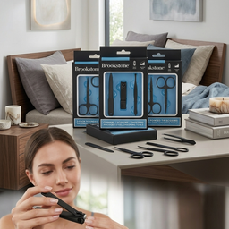 Bộ bấm móng tay, dũa, kéo … 7 món chính hãng Brookstone ( Mỹ )