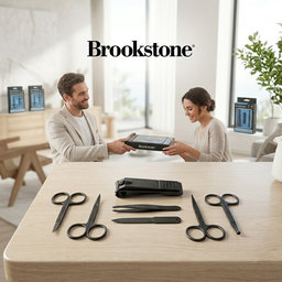 Bộ bấm móng tay, dũa, kéo … 7 món chính hãng Brookstone ( Mỹ )