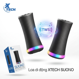 Loa di động XTECH SUONO , Bluetooth 5.0 , TWS , công suất 5W