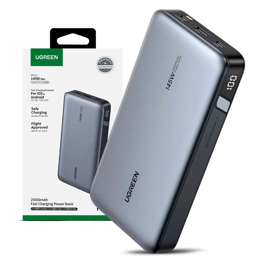 {Giao 30/9} Pin Dự Phòng UGREEN 25000mAh 145W sạc nhanh hai chiều cho Laptop, Điện Thoại  - Ảnh 2