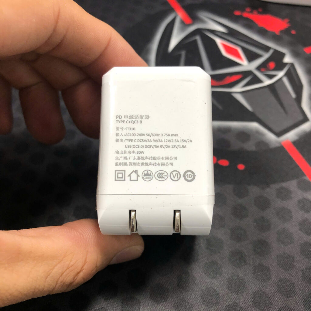 Củ sạc nhanh 2 cổng PD+QC 3.0 30W hãng SYNLOGIC ST310 - không hộp - Ảnh 4