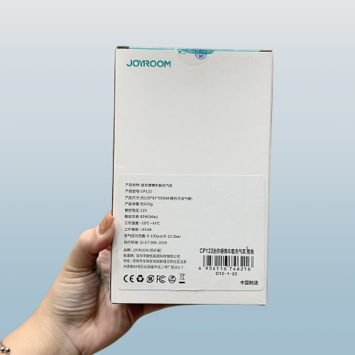 Máy bơm lốp xe hơi JOYROOM CP122 ( cắm nguồn 12V ) - Ảnh 7