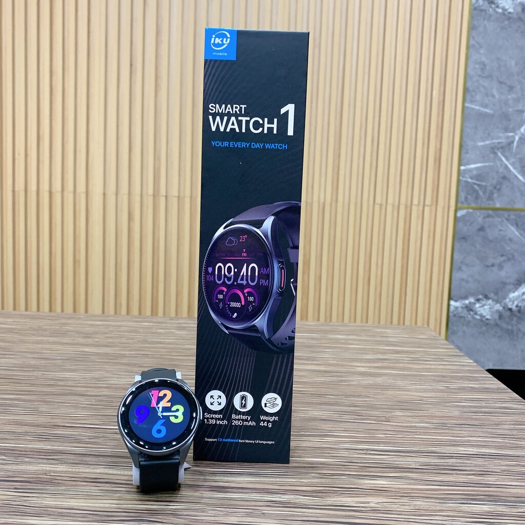 Đồng hồ thông minh IKU Smart Watch 1- đo huyết áp, Nghe gọi điện thoại, nhận thông báo