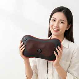 Gối massage cổ vai gáy hồng ngoại BENBO AM - 238G ( Hộp xấu )