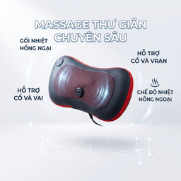 Gối massage cổ vai gáy hồng ngoại BENBO AM - 238G ( Hộp xấu )