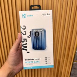 Pin dự phòng 10.000mAh KIVEE - PT56 PRO, siêu nhỏ, sạc nhanh 22.5W