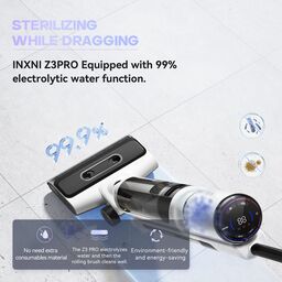 Máy lau nhà & hút bụi INXNI Z3 Pro 3 trong 1, tự sấy giẻ, diệt khuẩn (hàng hoà…