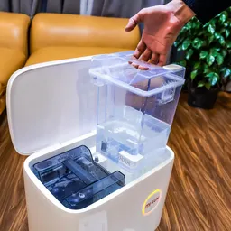 Robot hút bụi lau nhà INXNI U1 PRO tự giặt, sấy khô giẻ, khử khuẩn ion bạc, bả…