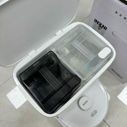 Robot hút bụi lau nhà INXNI U1 PRO tự giặt, sấy khô giẻ, khử khuẩn ion bạc, bả…