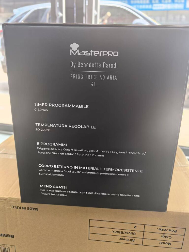 {Order 10/11} Nồi chiên không dầu 4L Masterpro by Benedetta Parodi ( thương hiệu Italy ) - Ảnh 5