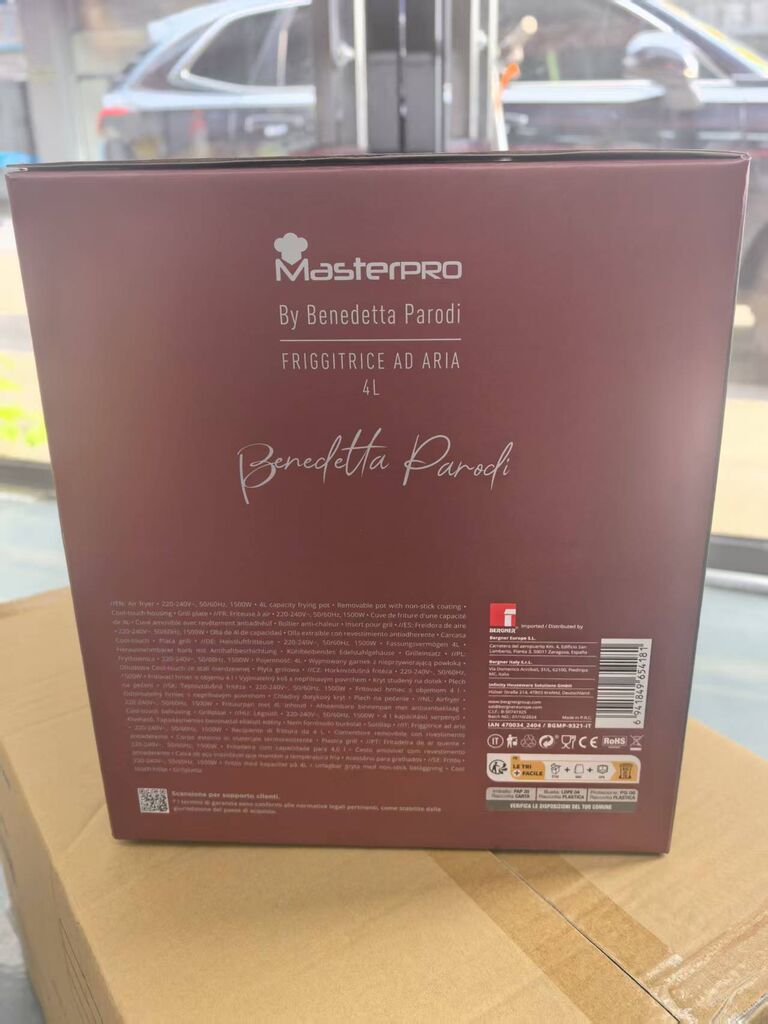 {Order 10/11} Nồi chiên không dầu 4L Masterpro by Benedetta Parodi ( thương hiệu Italy ) - Ảnh 6
