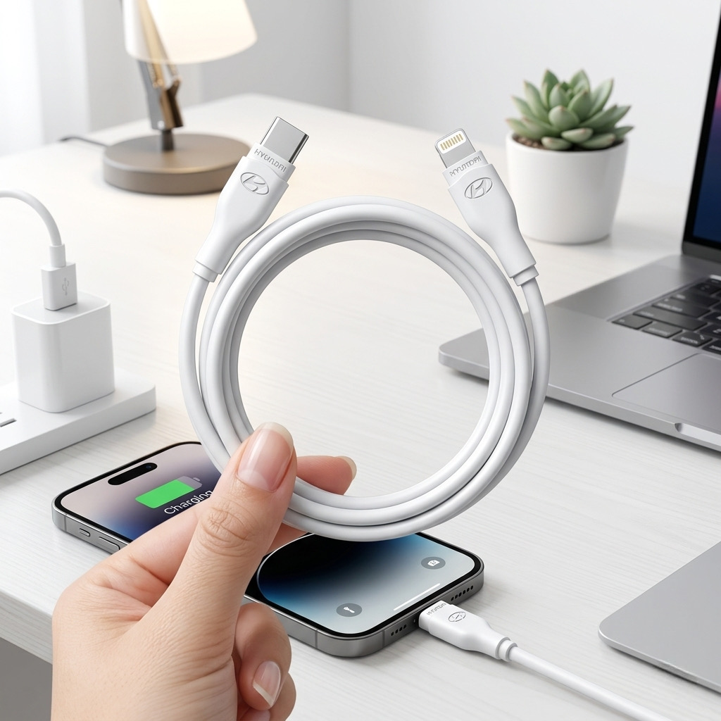 Tính năng Dây cáp sạc nhanh iPhone C to Lightning Hyundai ( ko hộp ) Chi tiết tính năng nổi bật và chất liệu bền bỉ của Dây cáp sạc nhanh iPhone C to Lightning Hyundai ( ko hộp )