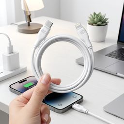 Dây cáp sạc nhanh iPhone C to Lightning Hyundai ( ko hộp )