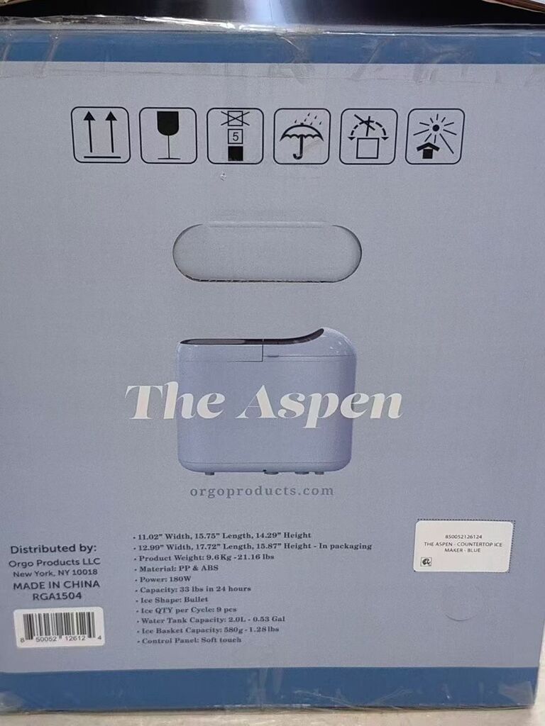 Máy làm đá viên để bàn Orgo – The Aspen ( hàng Walmart Mỹ ) - Ảnh 6