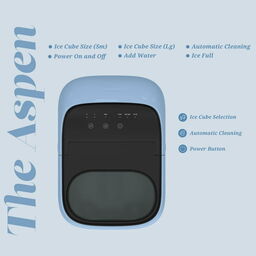 Máy làm đá viên để bàn Orgo – The Aspen ( hàng Walmart Mỹ )