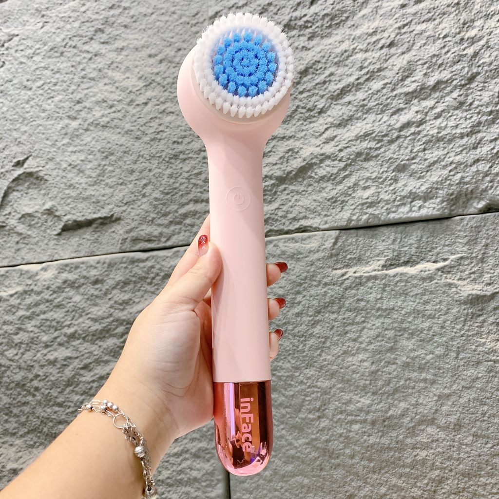 Máy cọ lưng & massage toàn thân Xiaomi inFace ( màu hồng ) - Ảnh 4