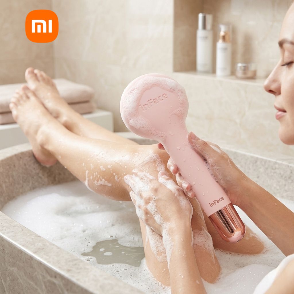 Máy cọ lưng & massage toàn thân Xiaomi inFace ( màu hồng ) - Ảnh 4