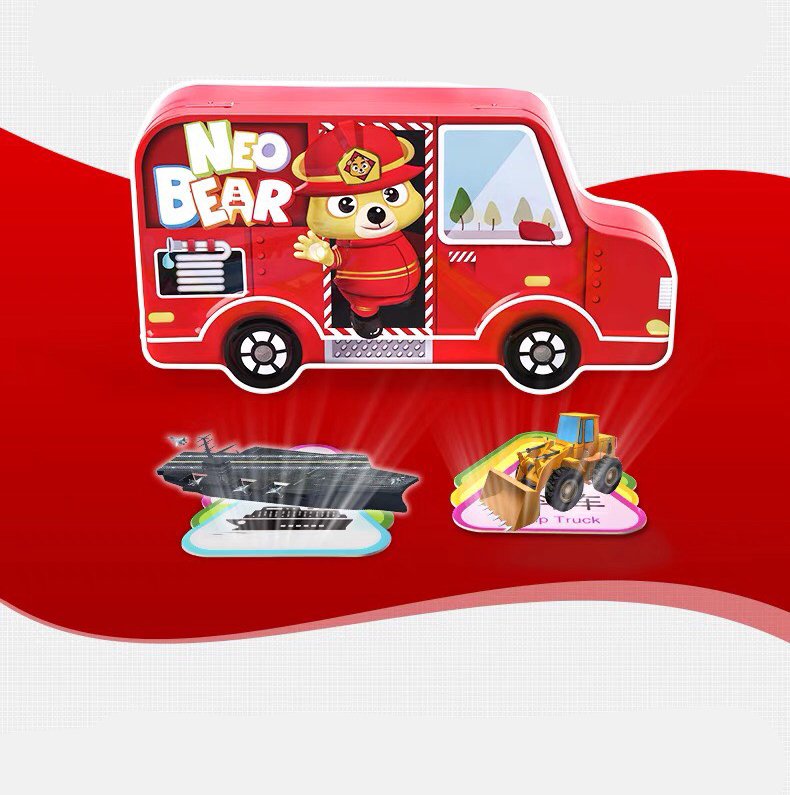 {Order 30/10}  Bộ thẻ học thông minh AR NeoBear – Chủ đề Giao thông. Học ngoại ngữ qua hình 3D - Ảnh 9