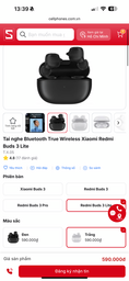Tai nghe Bluetooth True Wireless Xiaomi Redmi Buds 3 Lite - Fake - (giao màu r…