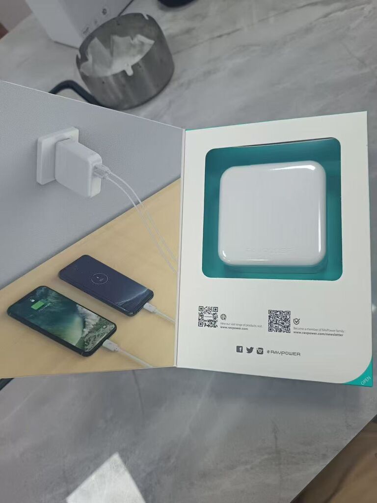 Pin dự phòng KIÊM Củ sạc RAVPOWER RP-PB101 5000mAh PD & QC 3.0 - Ảnh 7