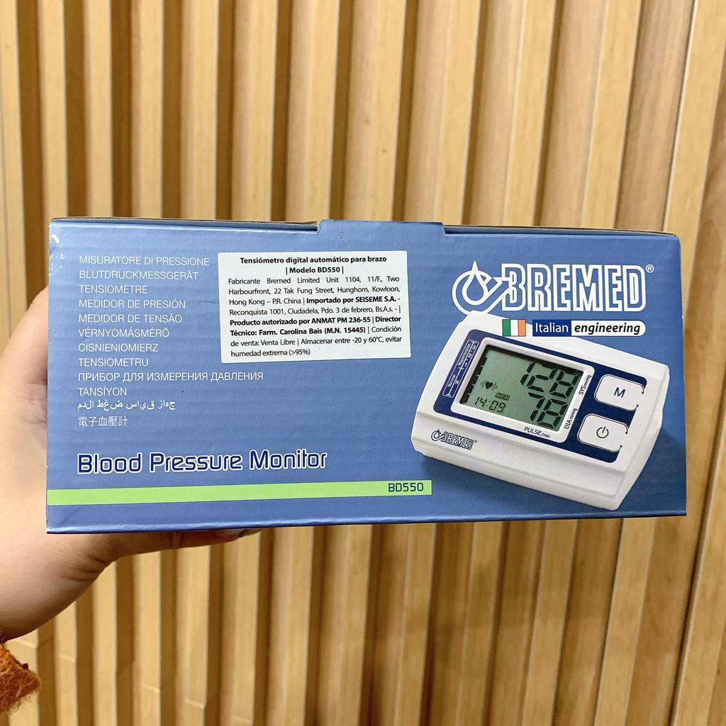  Máy đo huyết áp điện tử BREMED BD550 ( Italia ) đạt chuẩn WHO - Ảnh 8