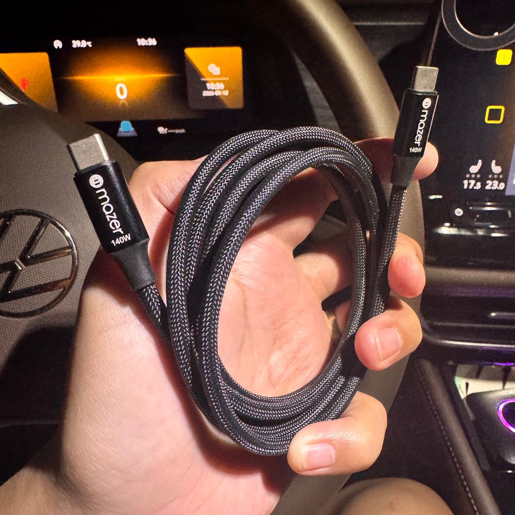 Dây cáp sạc nhanh Mazer 140W dài 1.5m dây dù cước ( ko hộp )