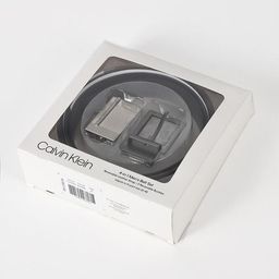 Bộ thắt lưng nam Calvin Klein (2 mặt + 1 dây da) CK