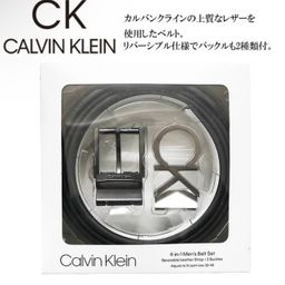 Bộ thắt lưng nam Calvin Klein (2 mặt + 1 dây da) CK