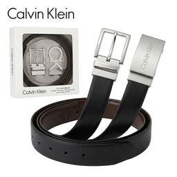 Bộ thắt lưng nam Calvin Klein (2 mặt + 1 dây da) CK