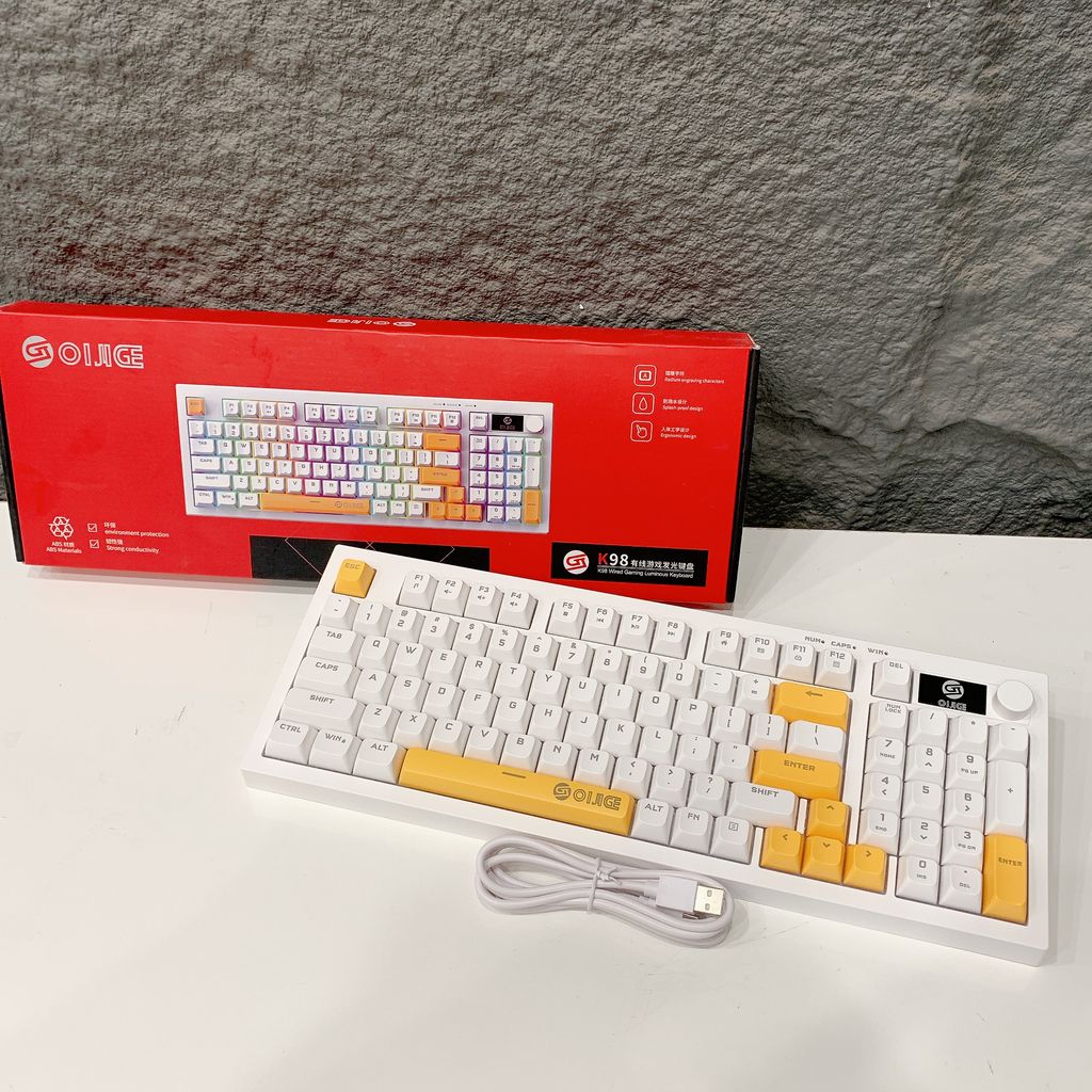 Bàn phím Gaming OIJIGE - K98 ( Gõ không tiếng động) - Ảnh 2