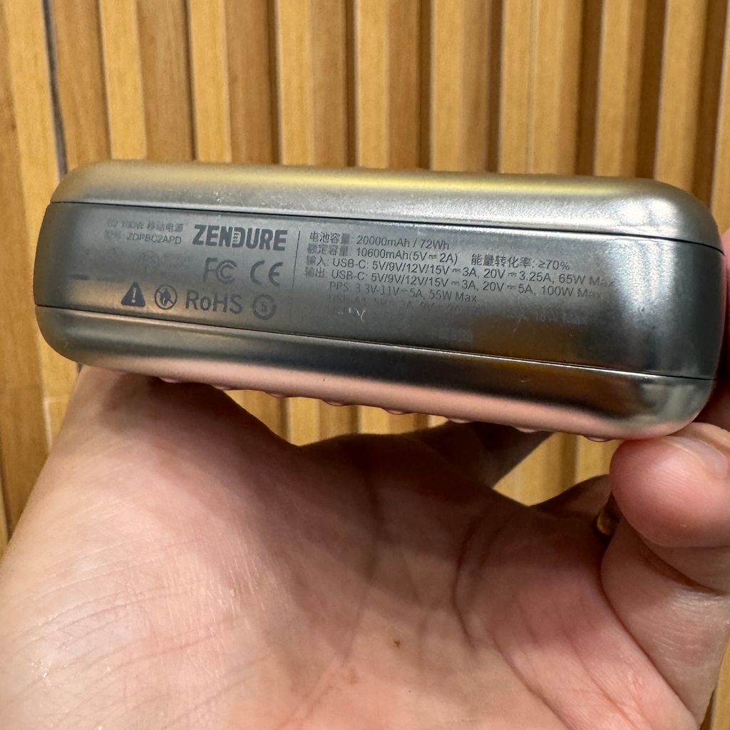 Pin dự phòng 20.000mAh Zendure sạc nhanh 100w ( ko hộp, lỗi nút bấm ) - Ảnh 8