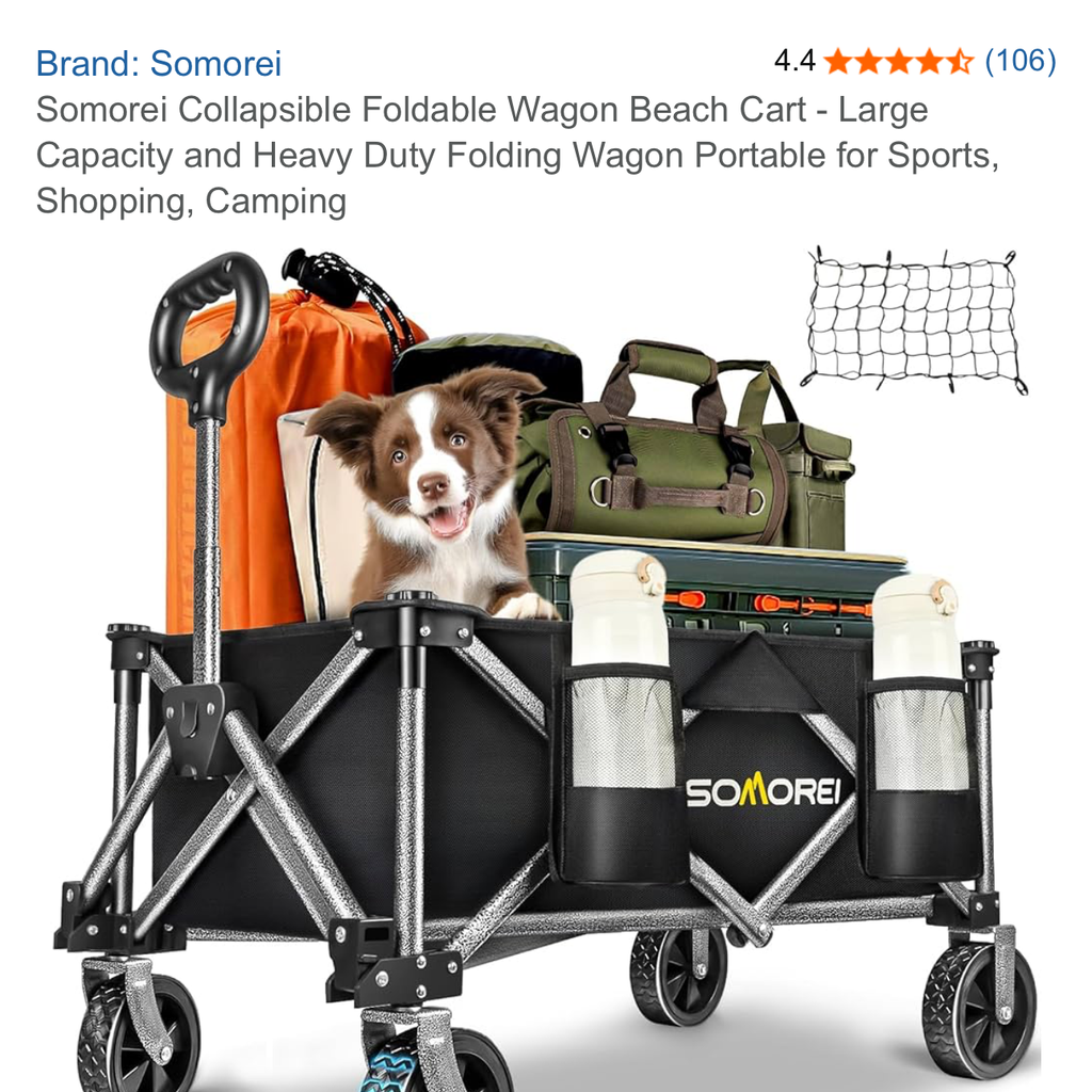 Xe kéo gấp gọn đa năng Somorei ( hàng Amazon ) - Ảnh 7