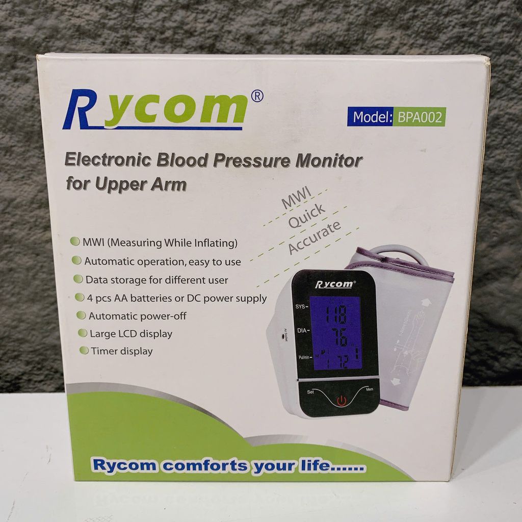 Máy đo huyết áp điện tử RYCOM (Thương hiệu Anh Quốc ) - Ảnh 5