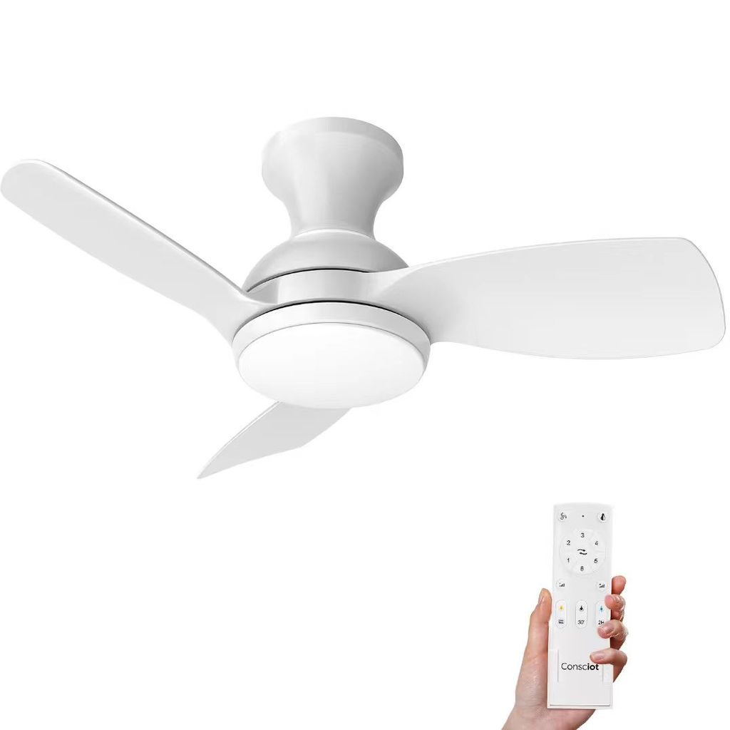 Quạt trần ConscioT Sovia, gió đảo chiều, đèn led, có remote ( hàng Amazon Mỹ )