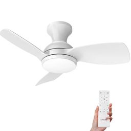 Quạt trần ConscioT Sovia, gió đảo chiều, đèn led, có remote ( hàng Amazon Mỹ )