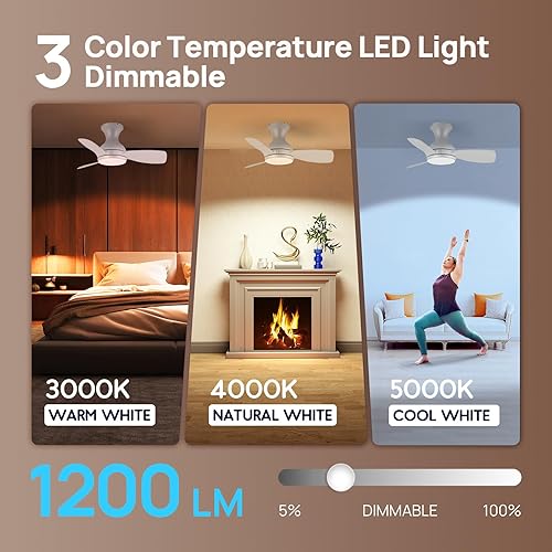 Quạt trần ConscioT Sovia, gió đảo chiều, đèn led, có remote ( hàng Amazon Mỹ ) - Ảnh 7