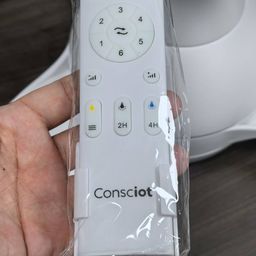 Quạt trần ConscioT Sovia, gió đảo chiều, đèn led, có remote ( hàng Amazon Mỹ )