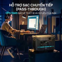 Trạm sạc 1800W DaranEner NEO 1500 Pro, có chức năng UPS