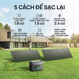 Trạm sạc 1800W DaranEner NEO 1500 Pro, có chức năng UPS