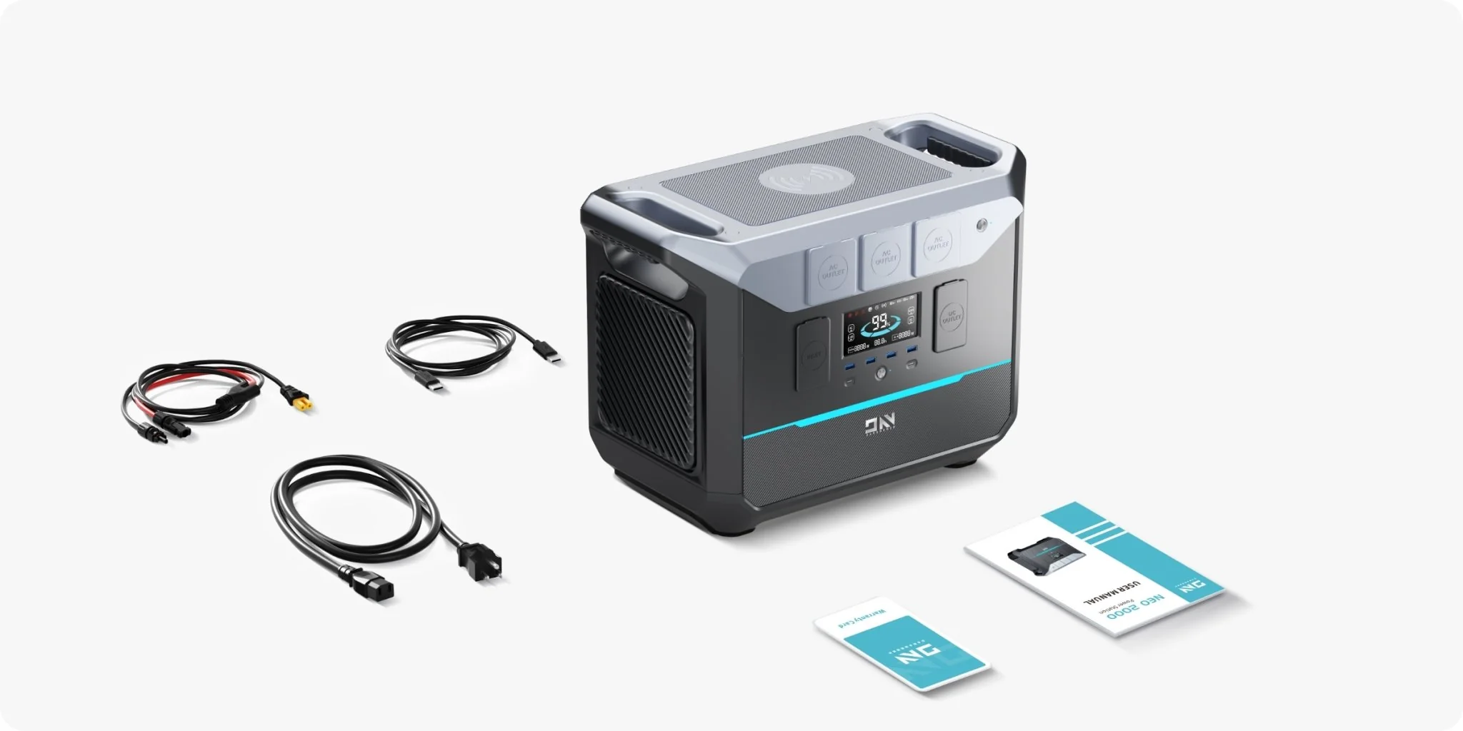 Trạm sạc DaranEner NEO 2000 - 2073.6Wh (thương hiệu Đức) 648.000mAh - Ảnh 3