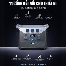 Trạm sạc DaranEner NEO 2000 - 2073.6Wh 648.000mAh