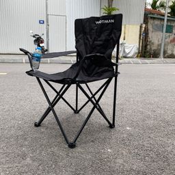 Ghế xếp di động hãng Whotman có tựa tay, ngồi trà đá, câu cá, camping ( Amazon…