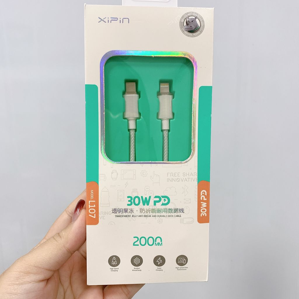 Cáp Sạc Nhanh XIPIN L107 Type-C to Type-C – Công Suất 30W / 2M - Ảnh 3