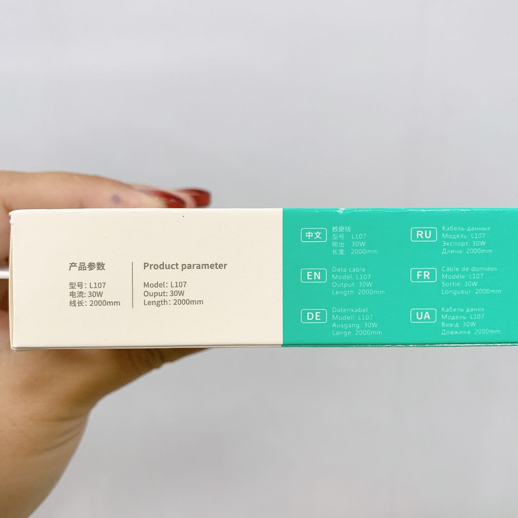 Cáp Sạc Nhanh XIPIN L107 Type-C to Type-C – Công Suất 30W / 2M - Ảnh 4