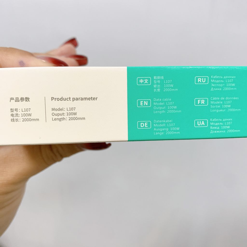 Cáp sạc nhanh PD 1.2m/2m 100w XiPin Type C to Type C - Ảnh 7