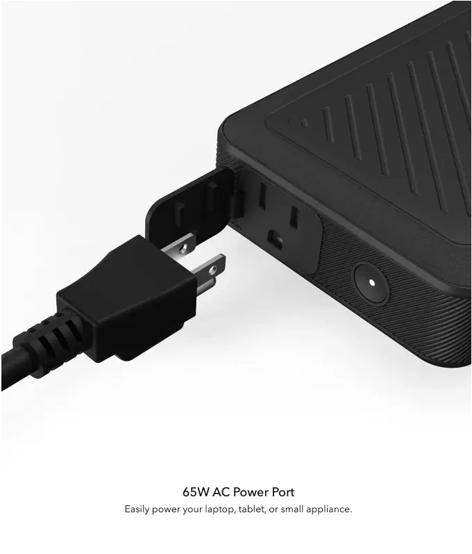 {Order giao 25/1} Pin dự phòng 15000mAh hãng Mophie, kích bình ắc quy oto, xe máy, cổng AC( ko hộp) - Ảnh 6