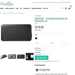 Pin dự phòng 15000mAh hãng Mophie AC55500, kích bình ắc quy oto, xe máy, cổng…